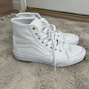 Vans White High-Top Sneakers
